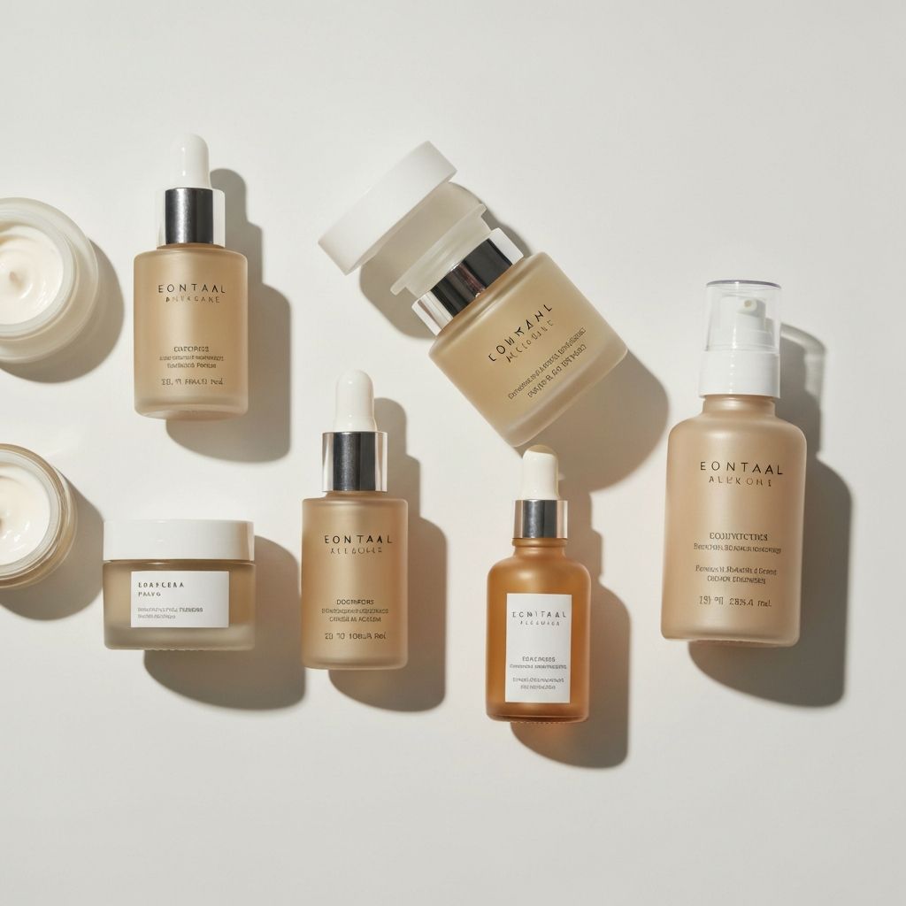 Botellas de skincare